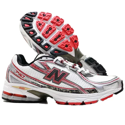 New Balance 740 - Vintage White / Silver / Red