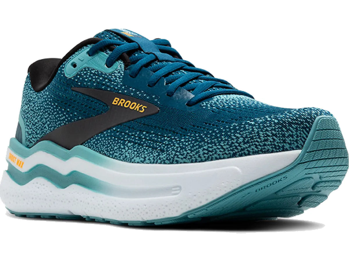 Brooks Ghost Max 2 - Moroccan Blue / Aqua / Orange Pop