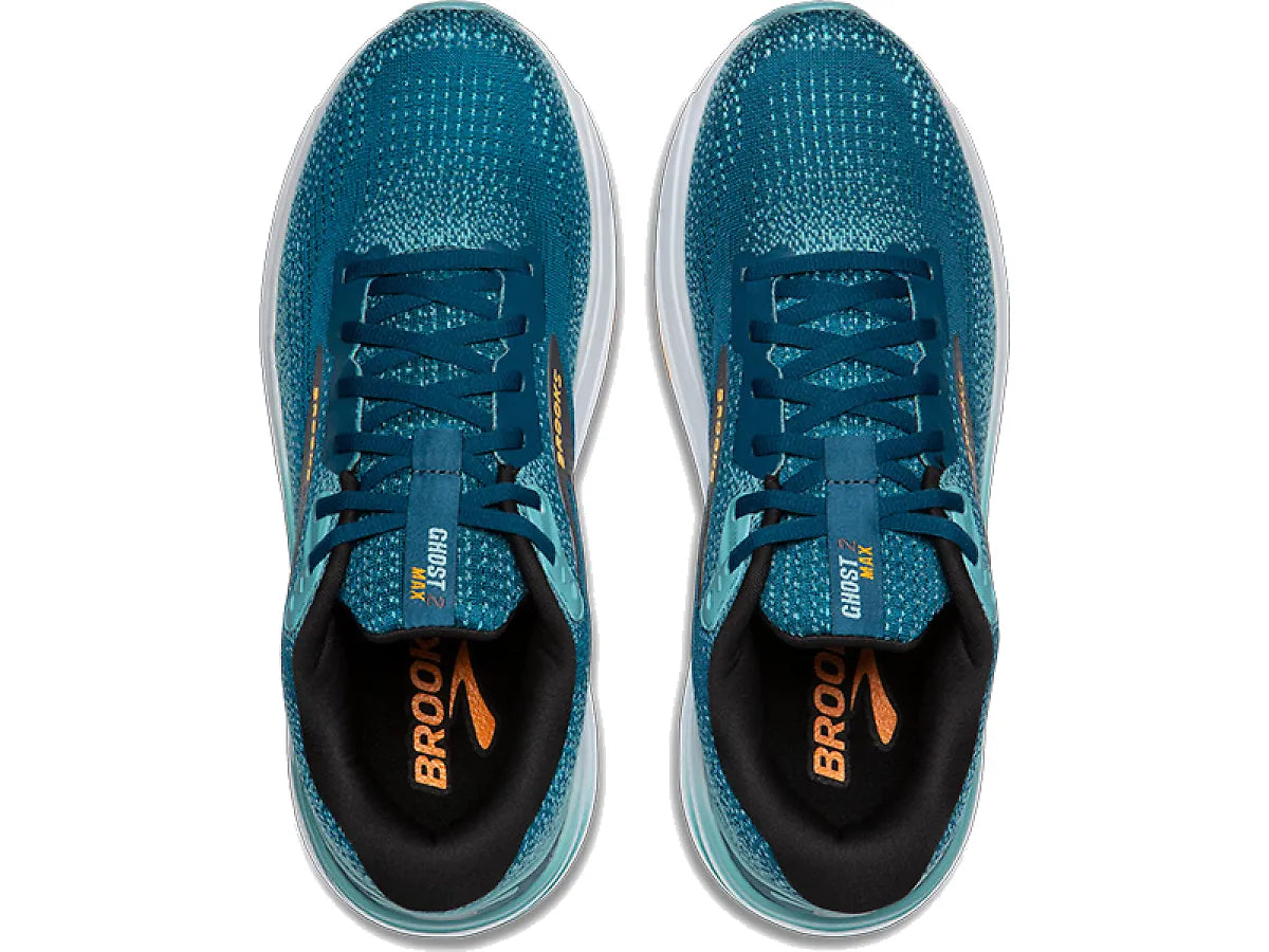 Brooks Ghost Max 2 - Moroccan Blue / Aqua / Orange Pop