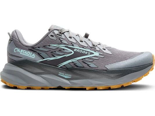 Brooks Cascadia 19 - Alloy / Ebony / Orange