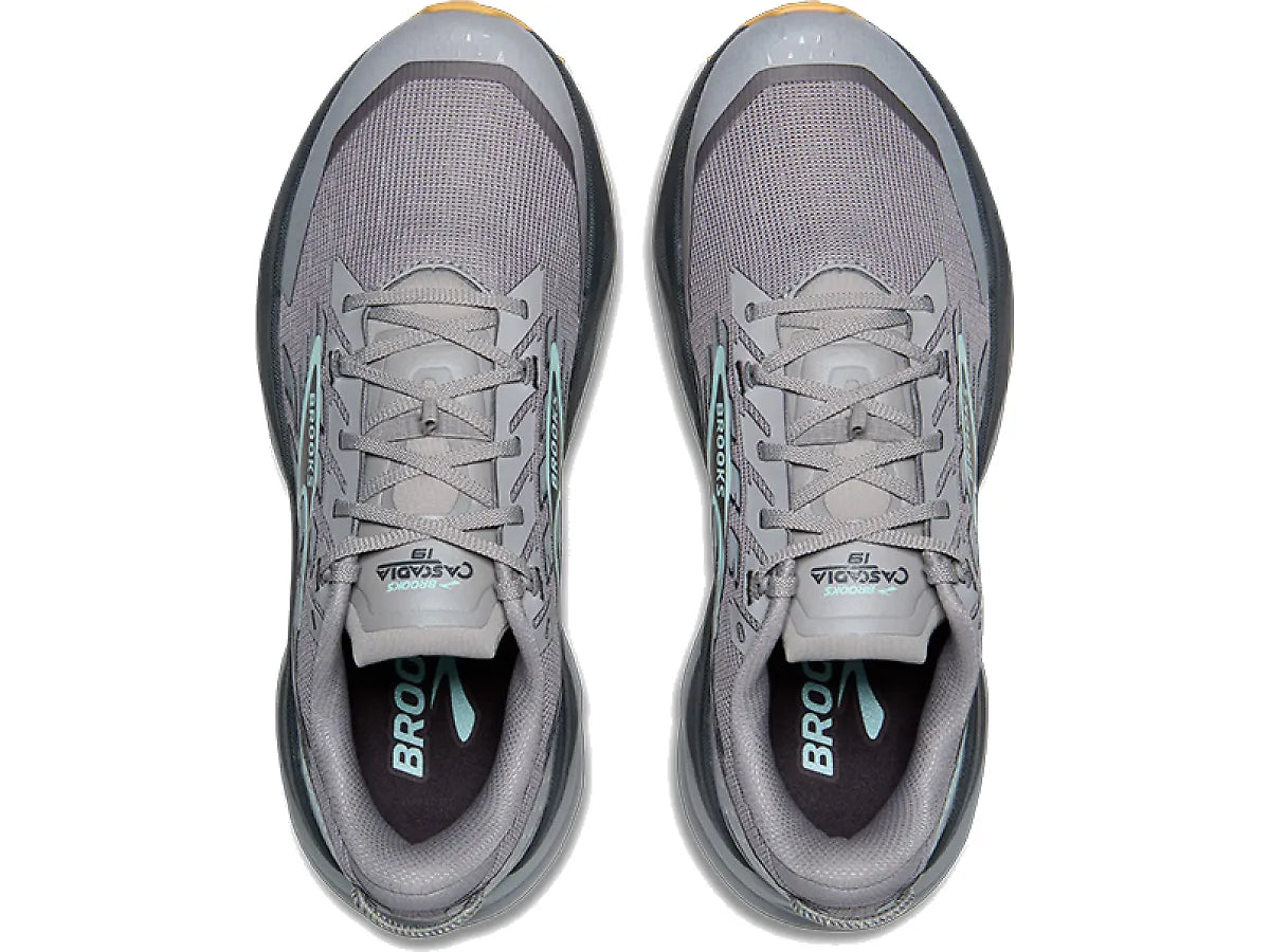 Brooks Cascadia 19 - Alloy / Ebony / Orange