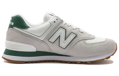 New Balance 574 - White with Green