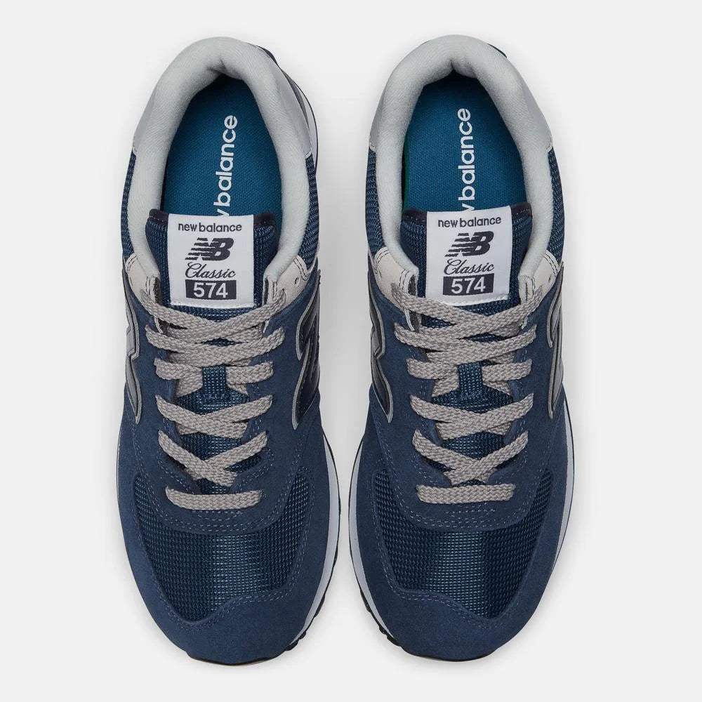 New Balance 574 - Navy with white