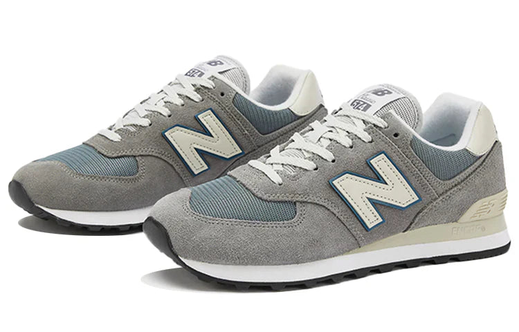New Balance 574 - Grey with Sky Blue