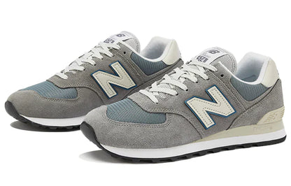 New Balance 574 - Grey with Sky Blue