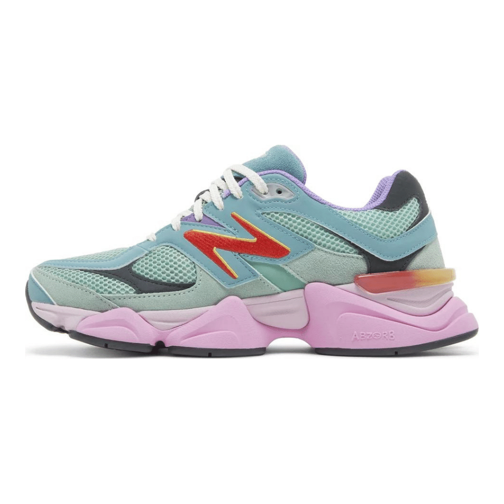 New Balance 9060 - Sage Leaf with Neo Flame