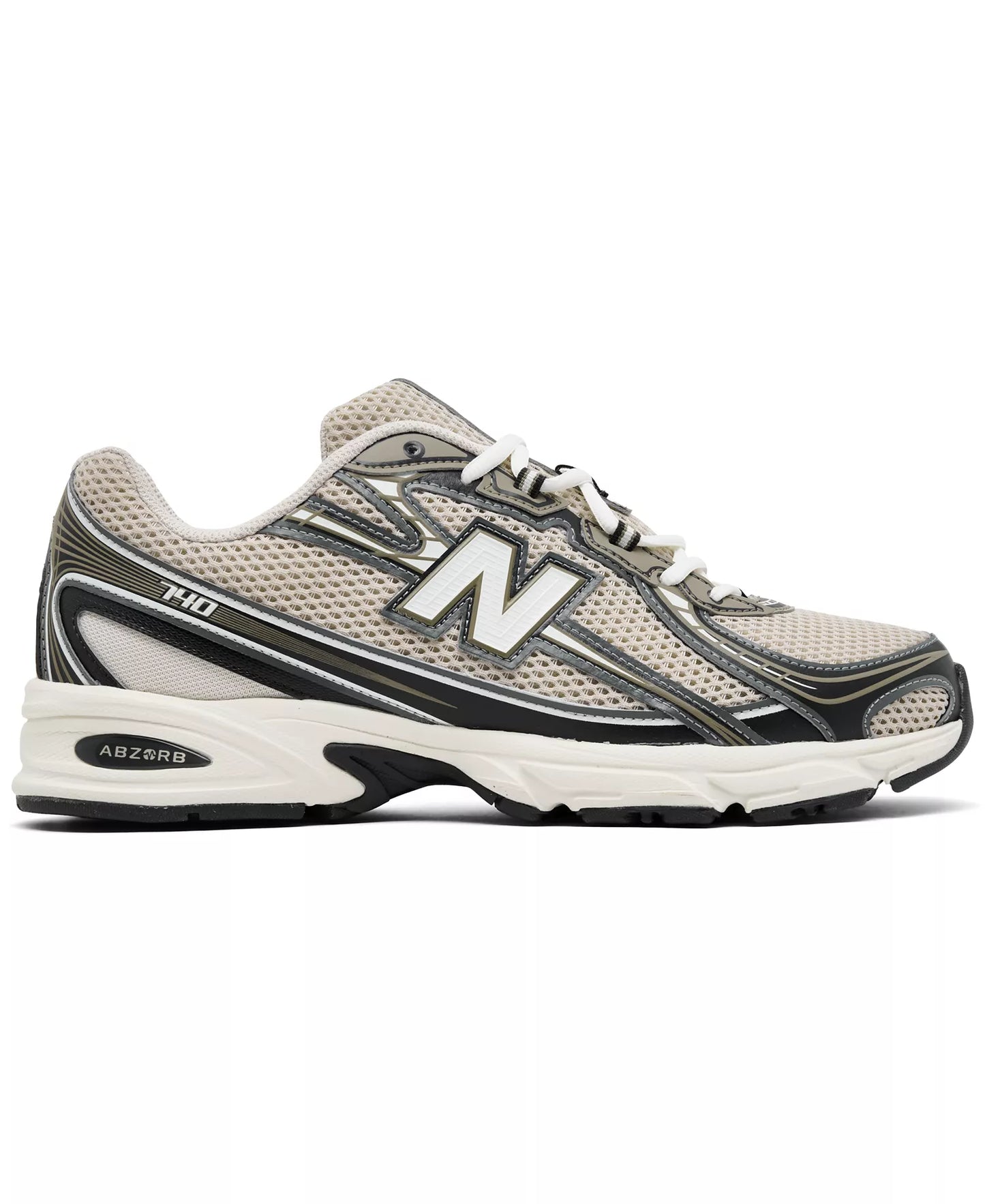 New Balance 740 - White / Silver Metallic / Black