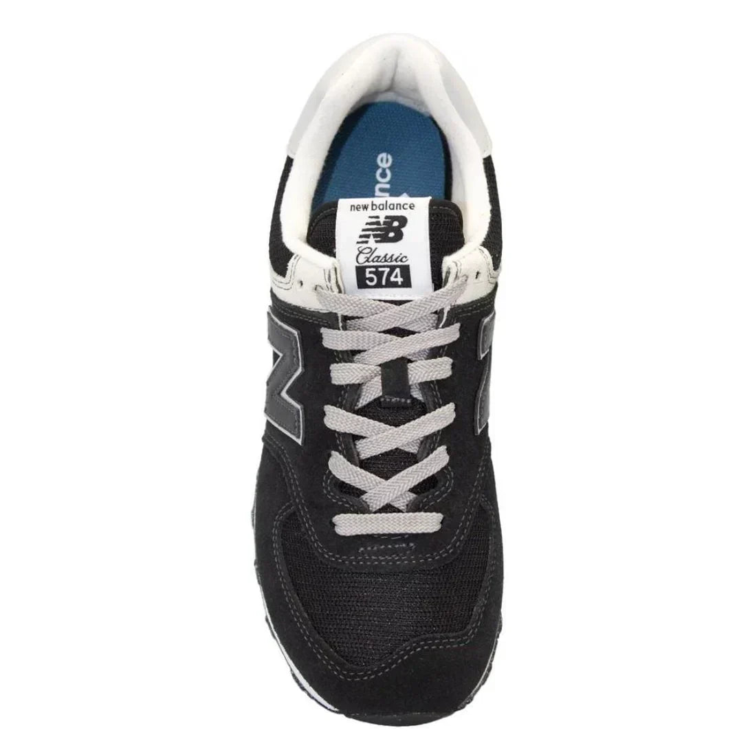 New Balance 574 - Black with white