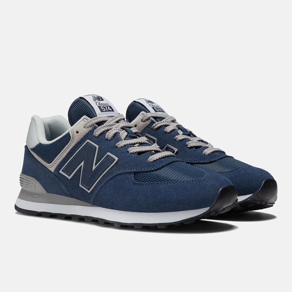 New Balance 574 - Navy with white