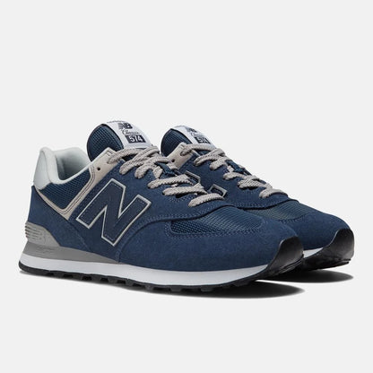 New Balance 574 - Navy with white