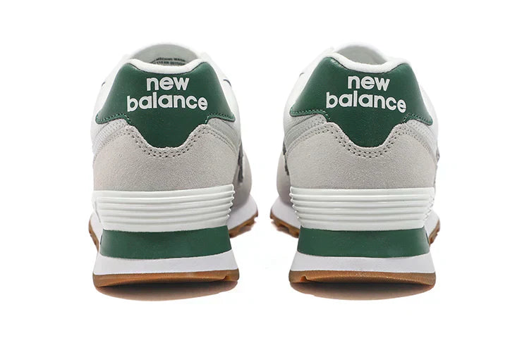 New Balance 574 - White with Green