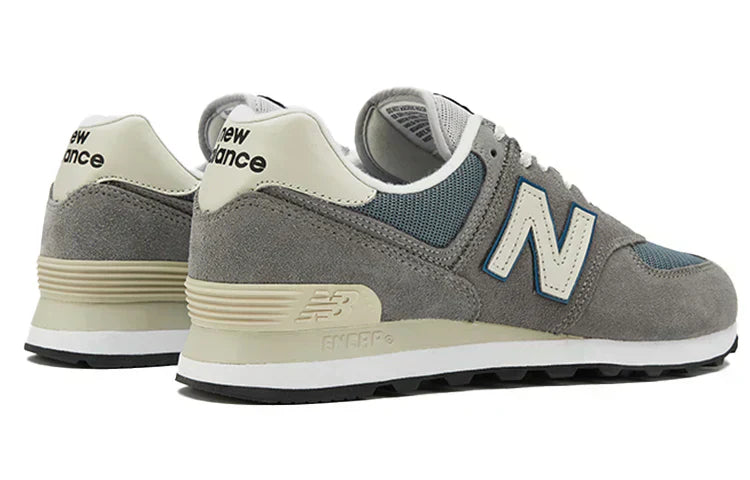 New Balance 574 - Grey with Sky Blue