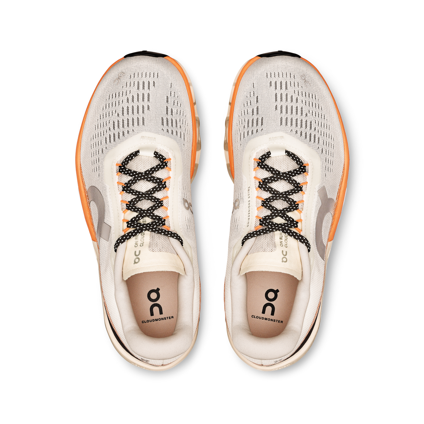 On Cloudmonster 2 - Ivory | Tangerine