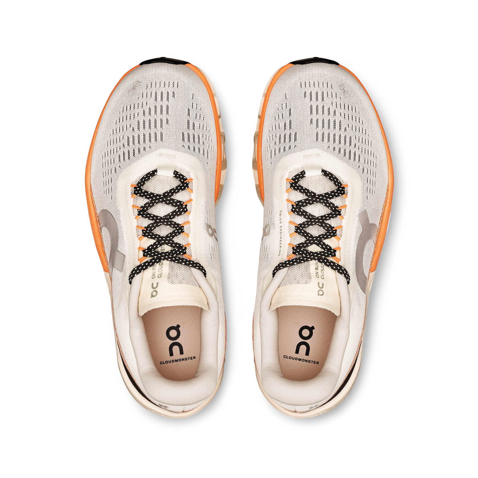 On Cloudmonster 2 - Ivory | Tangerine