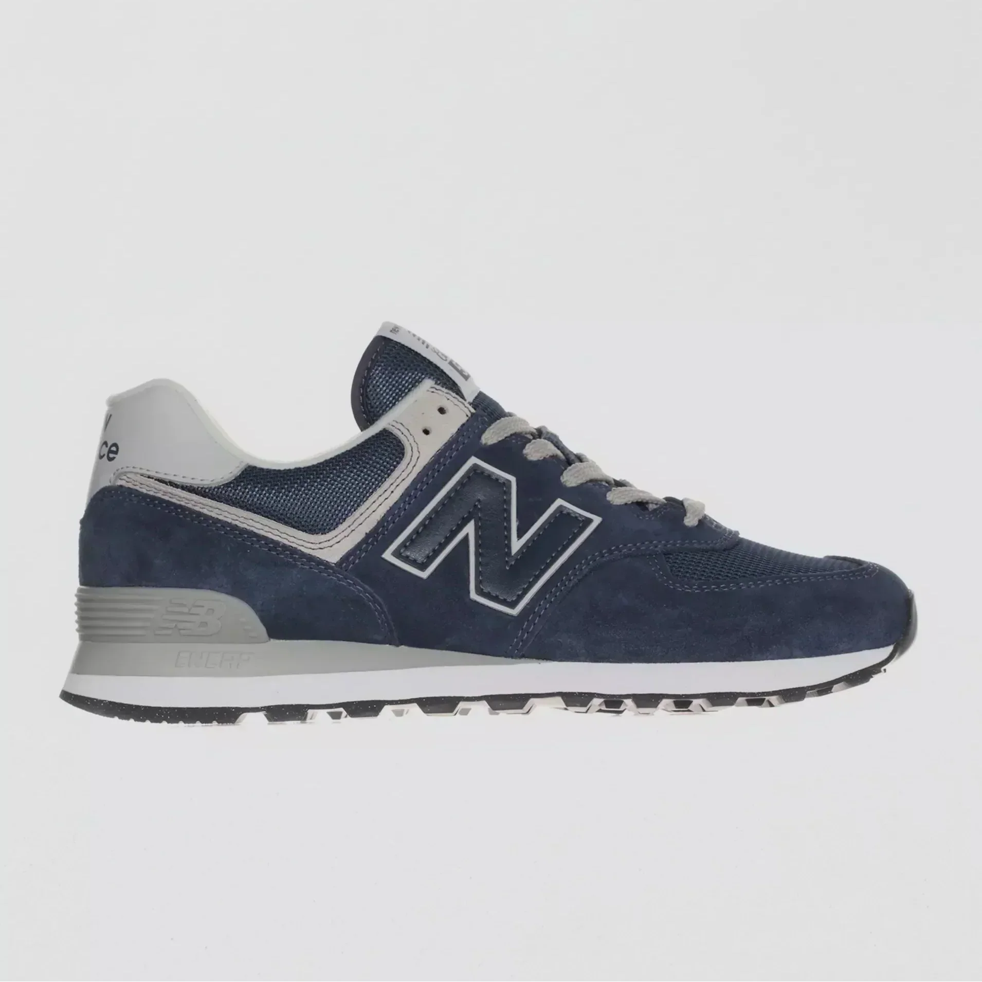 New Balance 574 - Navy with white
