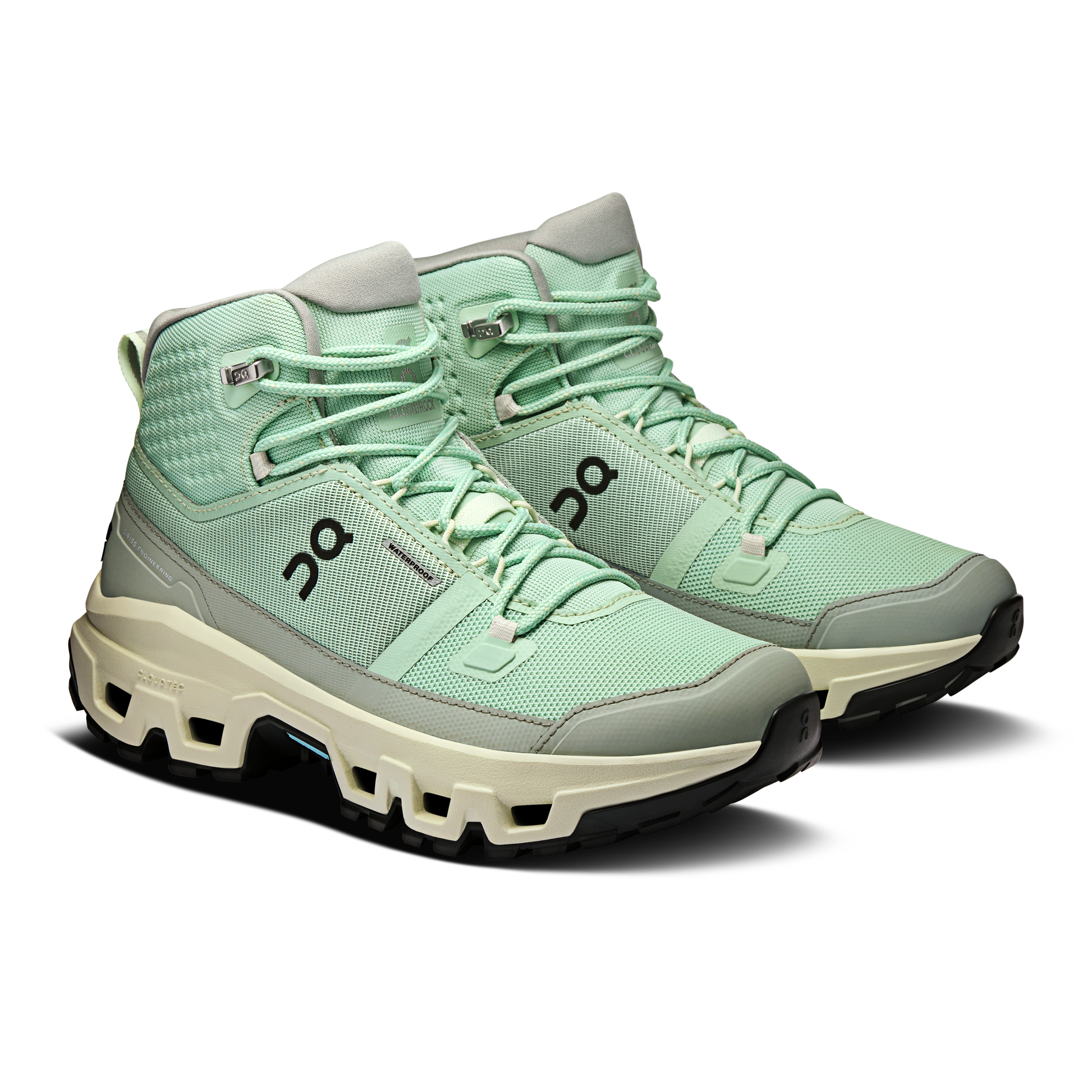 On Cloudrock Mid WP - Mineral | Aloe