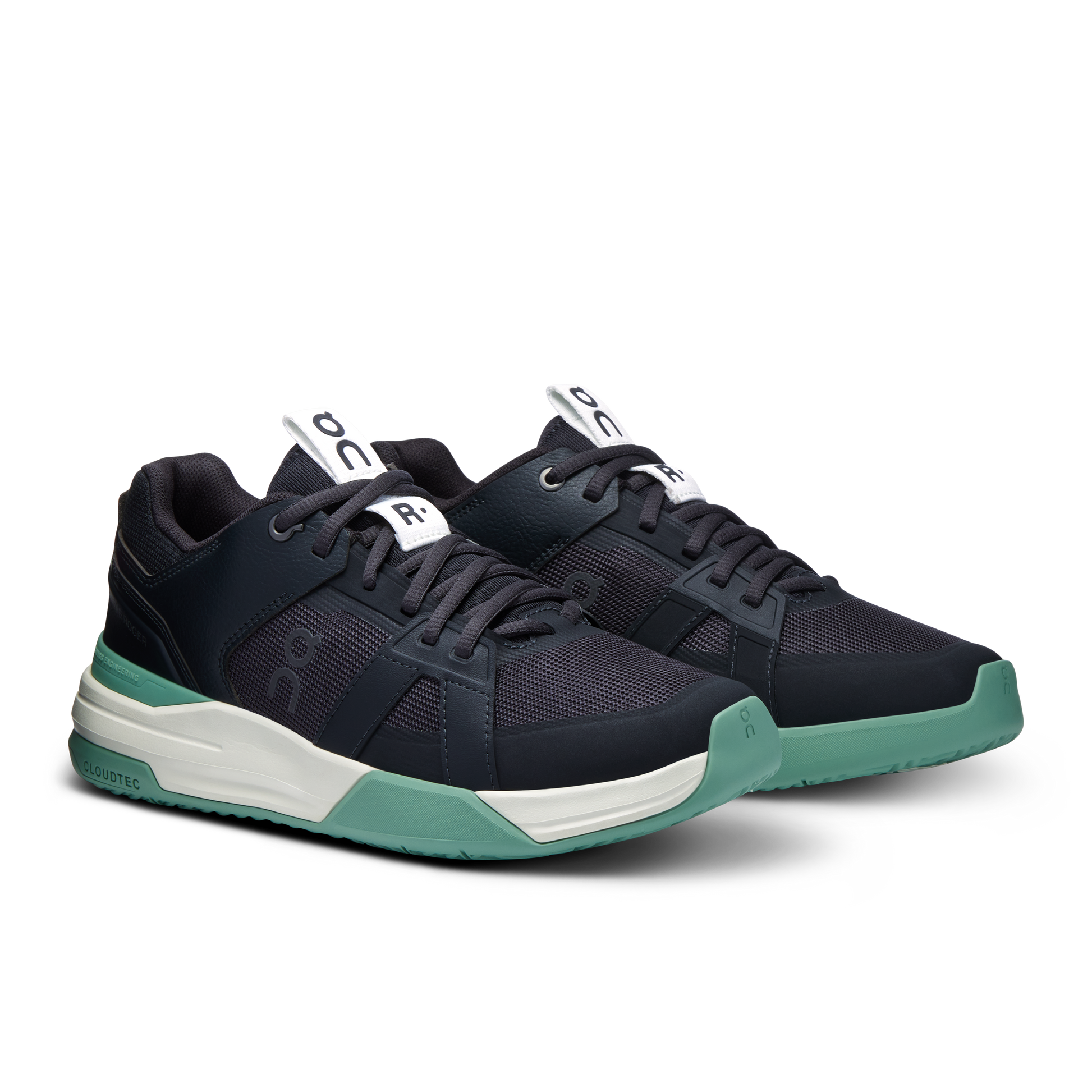 On THE ROGER Clubhouse Pro - Black | Green
