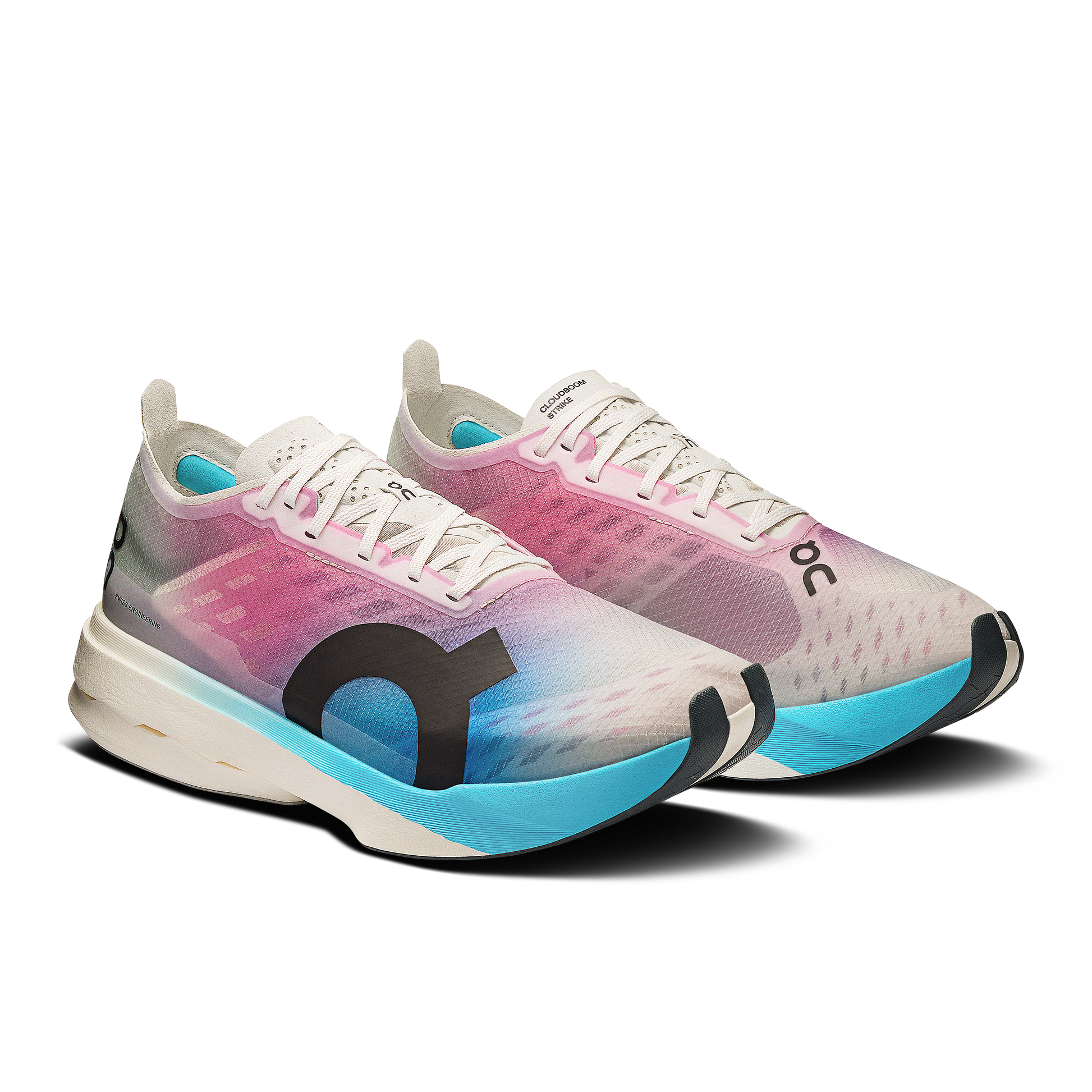 On Cloudboom Strike - White | Horizon