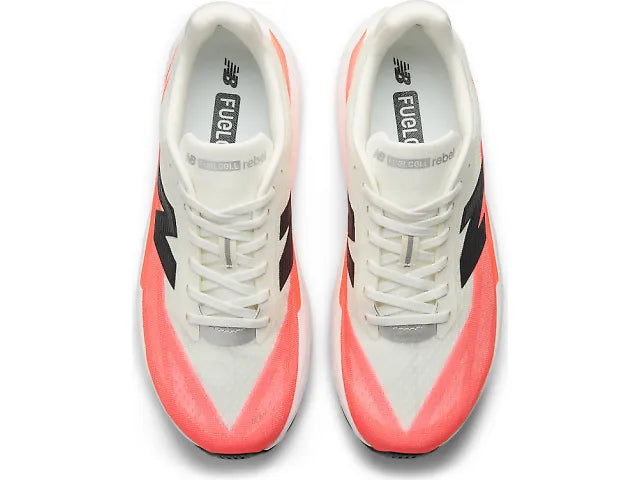 New Balance FuelCell Rebel v5 - Urgent Red / White / Sea Salt