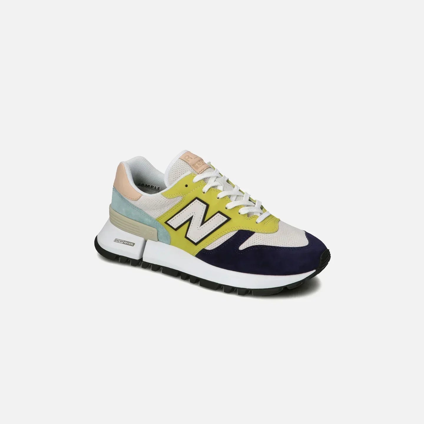 New Balance 1300 - Dark Purple / Off White / Yellow
