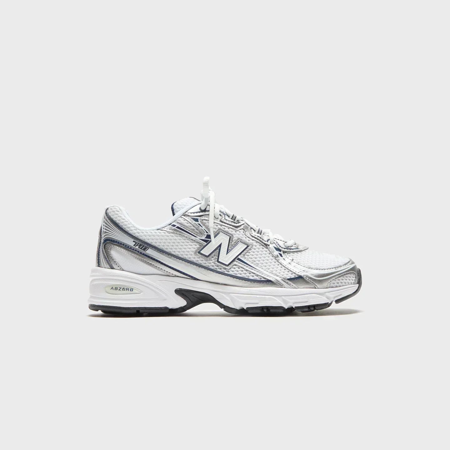 New Balance 740 - White / Silver Metallic