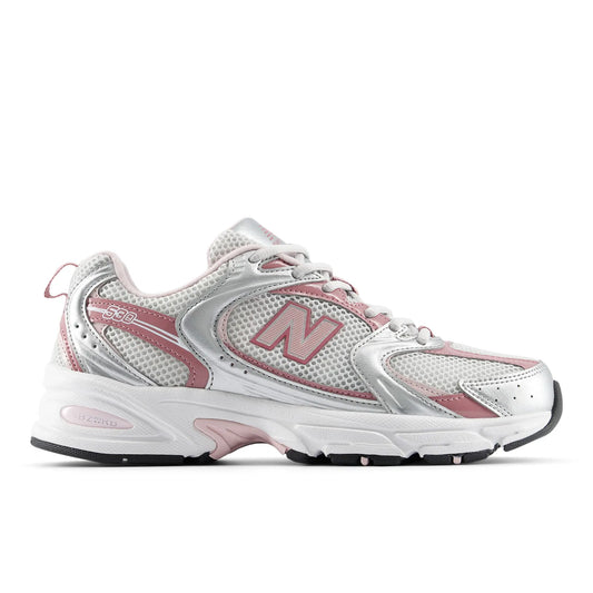 New Balance 530 - Silver Metallic / Pink Metallic