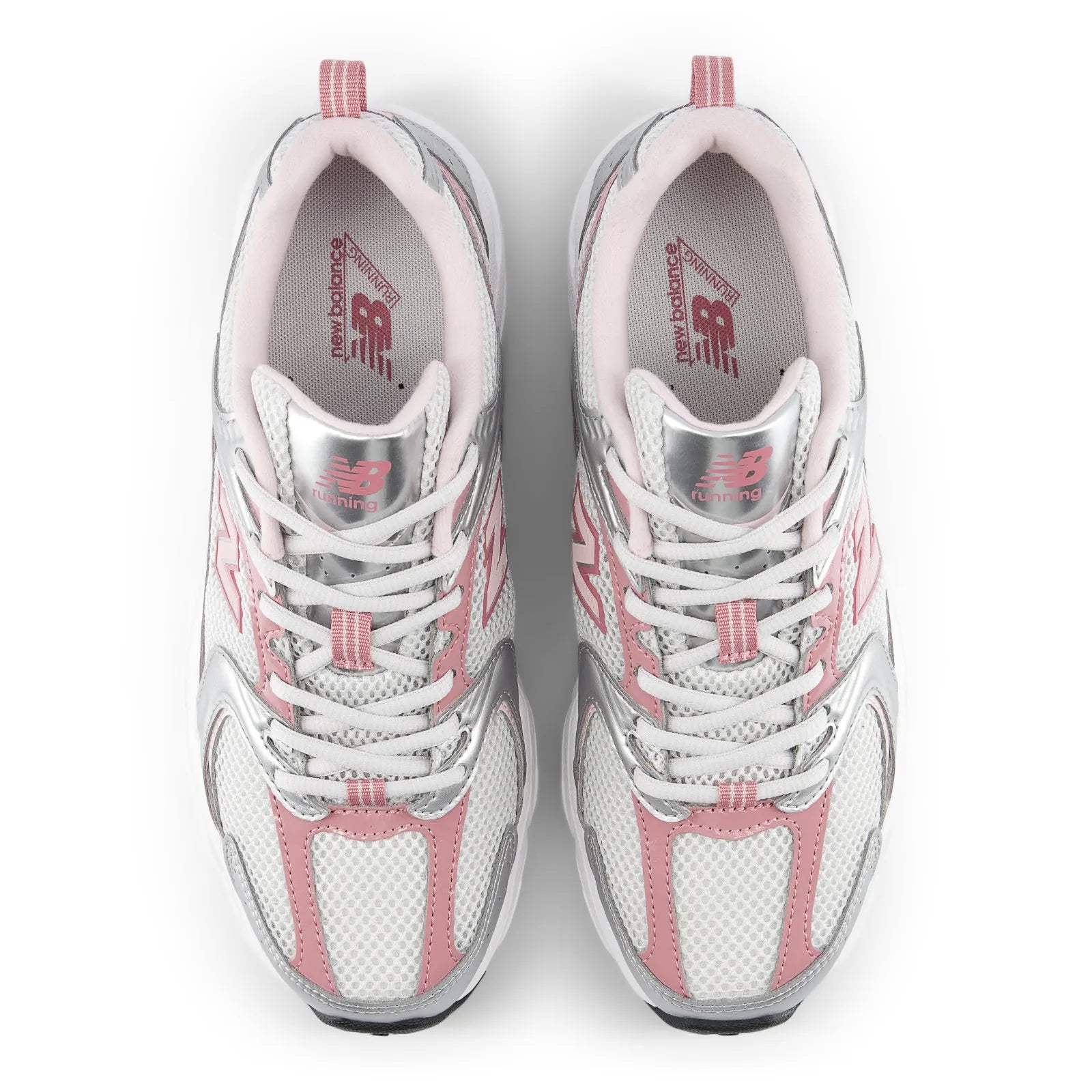 New Balance 530 - Silver Metallic / Pink Metallic