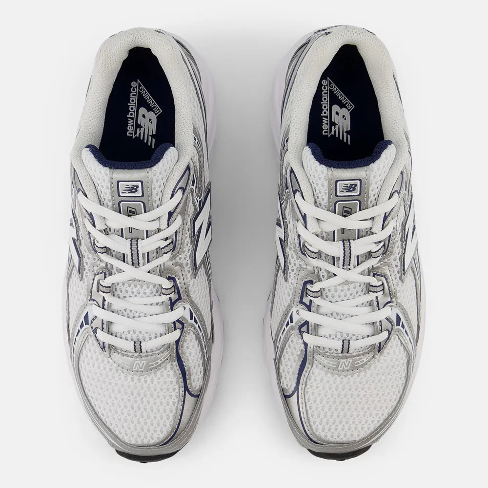 New Balance 740 - White / Silver Metallic