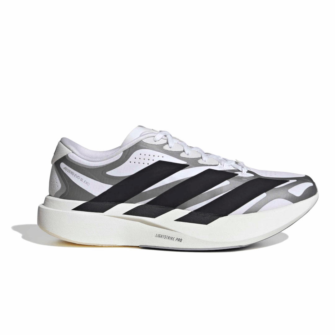 Adidas Adizero EVO SL EXO - Cloud White/Core Black/Iron Metallic