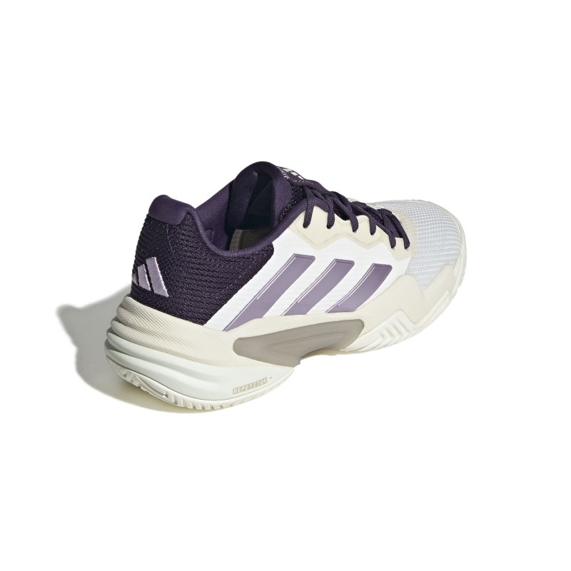 Adidas Barricade 13 Tennis - Core White/Powder Plum/Aurora Plum
