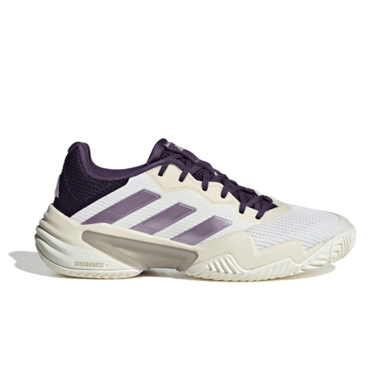 Adidas Barricade 13 Tennis - Core White/Powder Plum/Aurora Plum