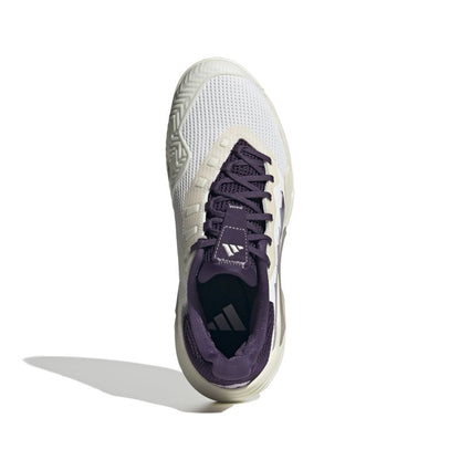Adidas Barricade 13 Tennis - Core White/Powder Plum/Aurora Plum