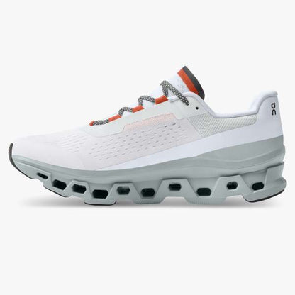 On Cloudmonster - White | Black
