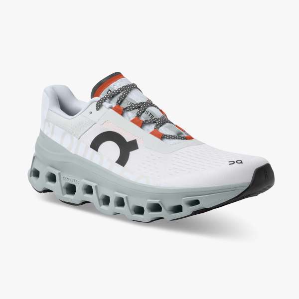 On Cloudmonster - White | Black