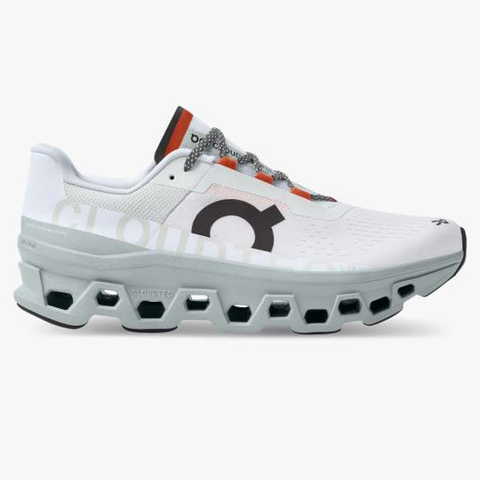 On Cloudmonster - White | Black