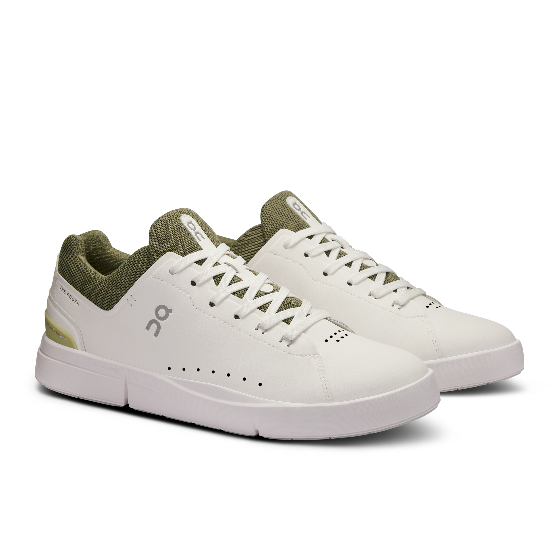 On THE ROGER Advantage - White | Olive