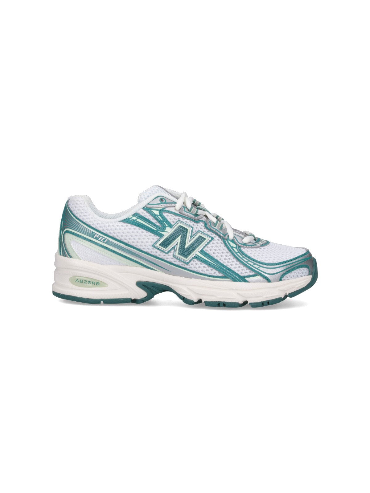 New Balance 740 - White / Marsh Green / Sea Salt