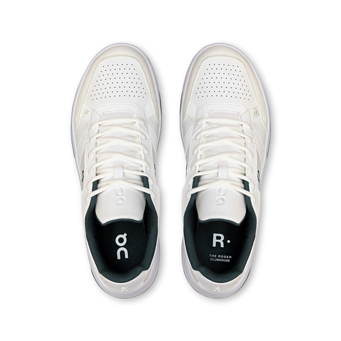 On THE ROGER Clubhouse - White | Evergreen