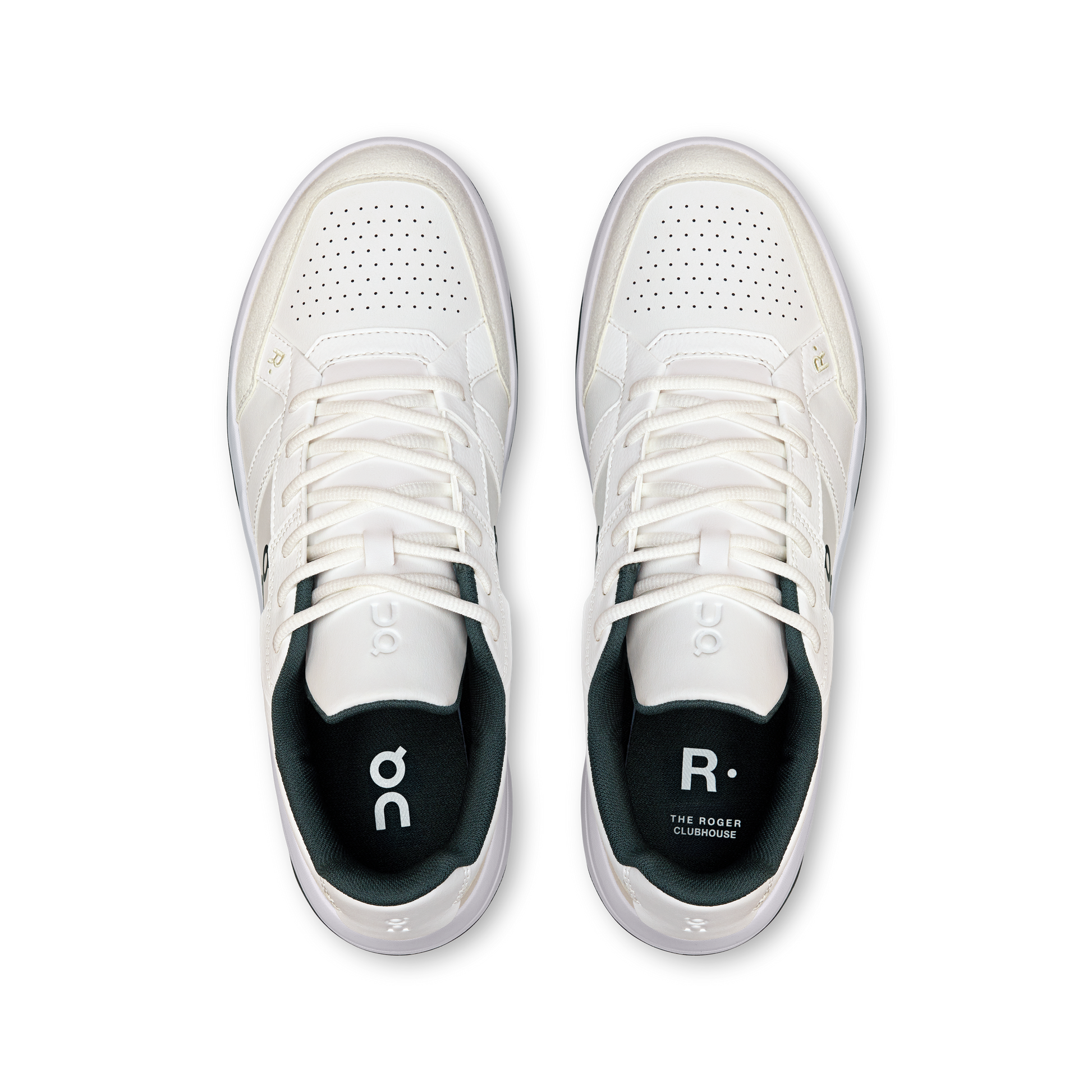 On THE ROGER Clubhouse - White | Evergreen
