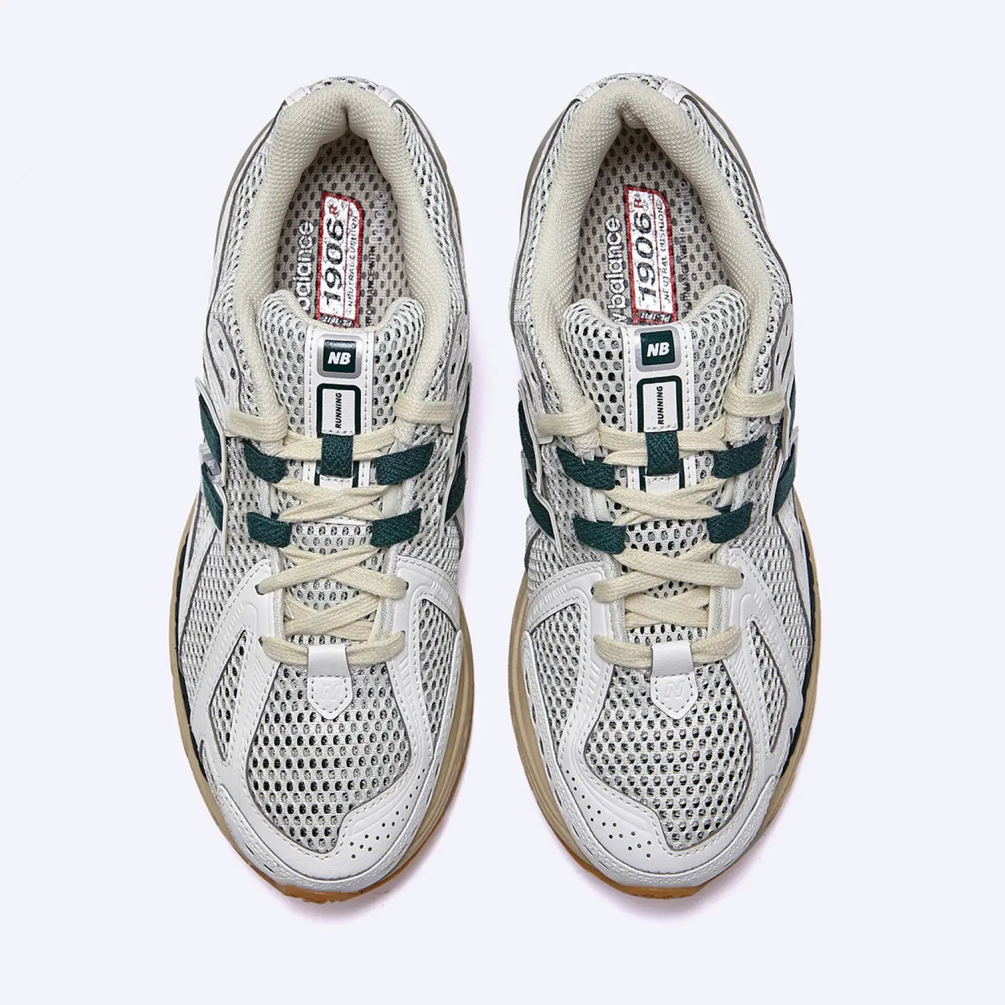 New Balance 1906r - White / Green / Cream