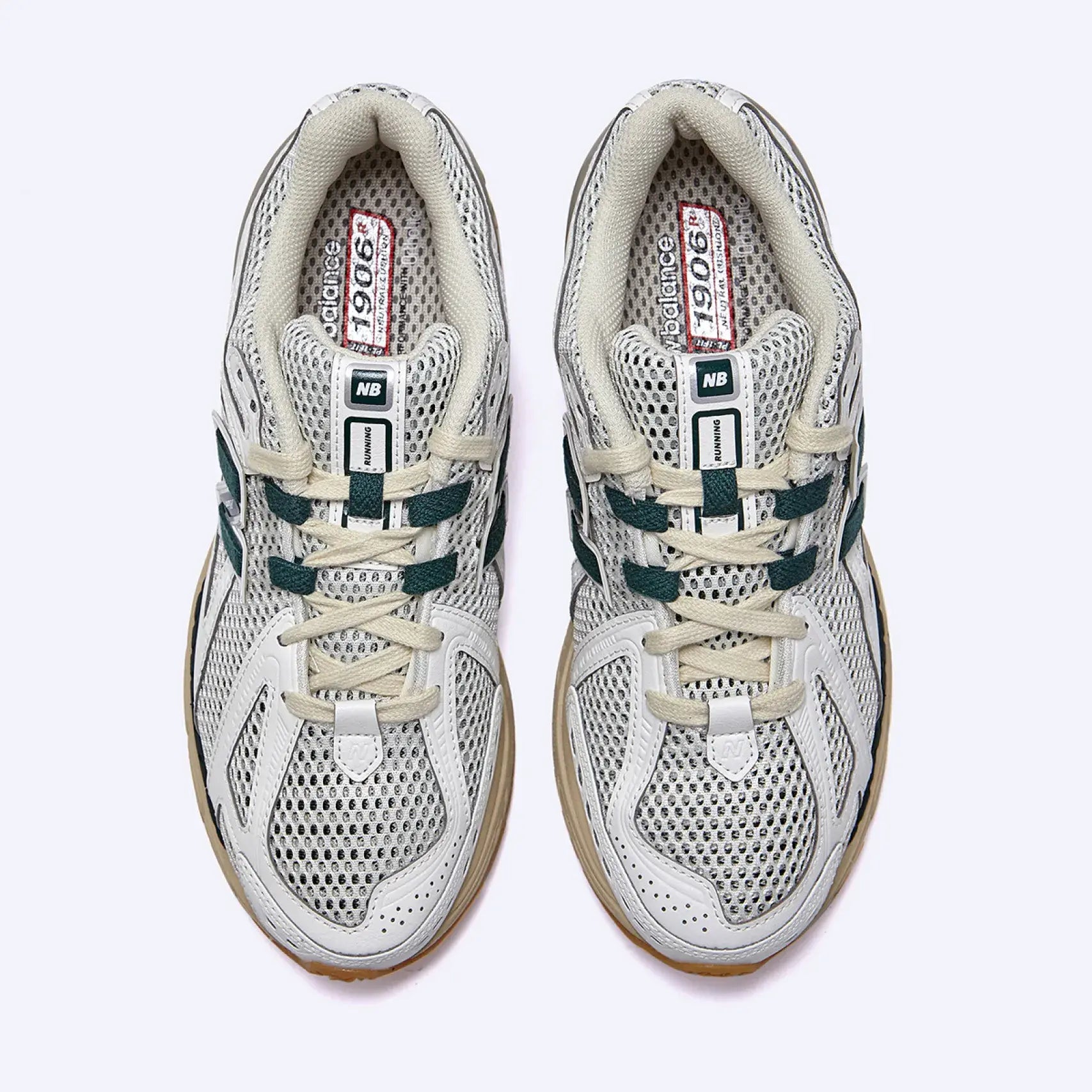 New Balance 1906r - White / Green / Cream