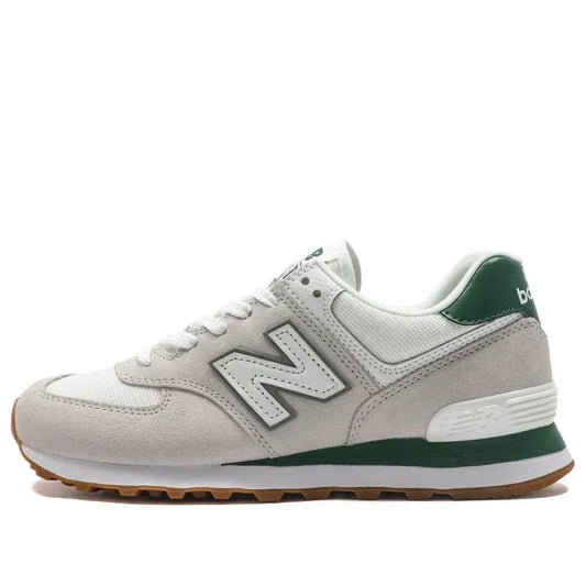New Balance 574 - White with Green