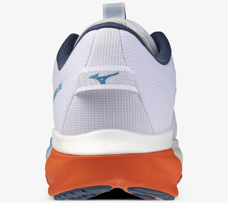 Mizuno Wave Rider 30 - White/Blue Jewel