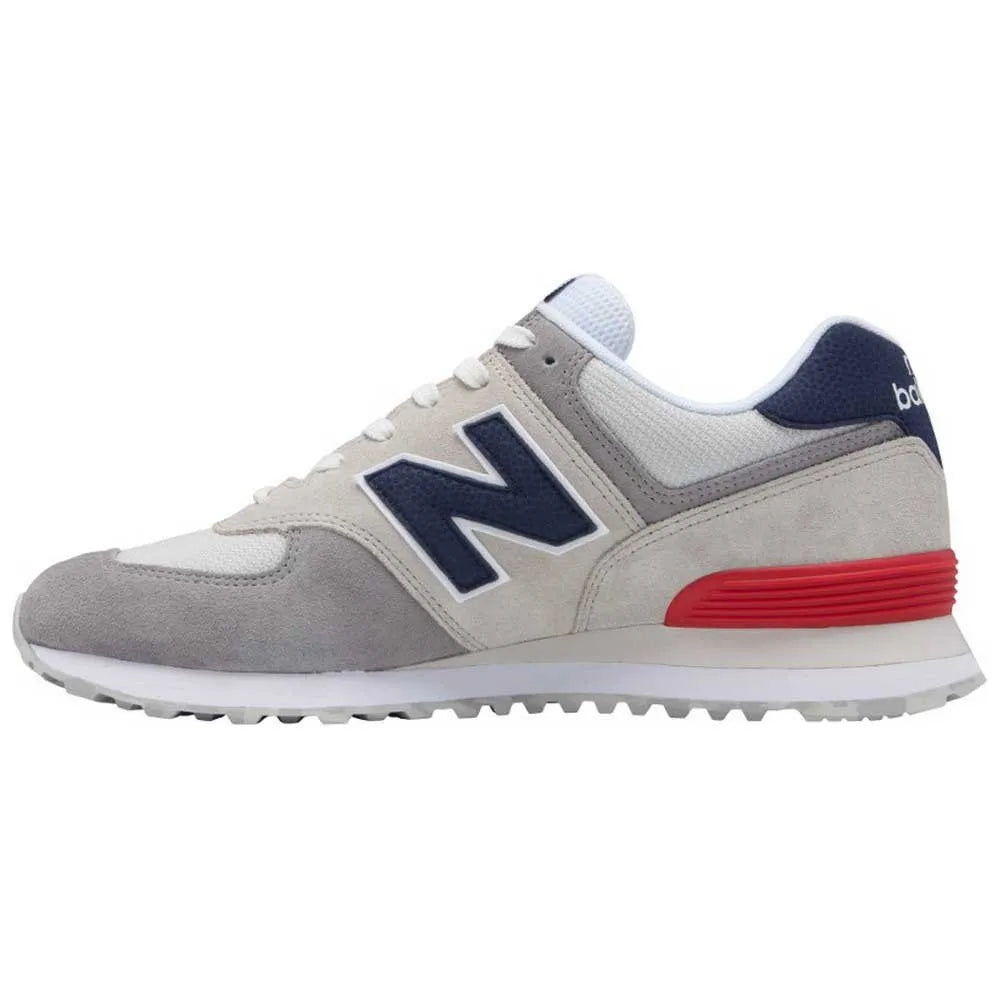 New Balance 574 - Nimbus Cloud / Red / Natural Indigo
