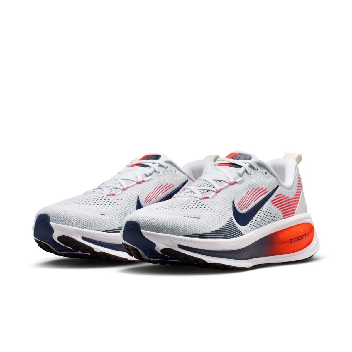Nike Vomero 18 - White/Midnight Navy/Bright Crimson