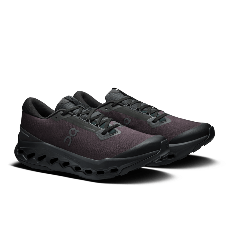 On Cloudsurfer Trail 2 Waterproof - Black/Black