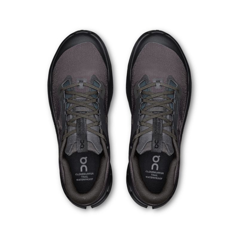 On Cloudsurfer Trail 2 Waterproof - Black/Black