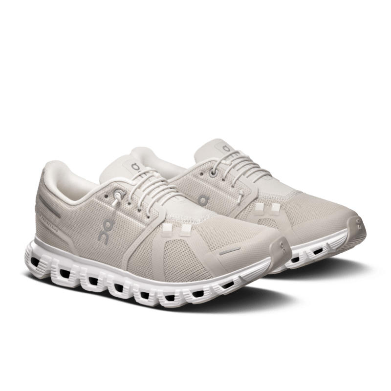 On Cloud 6 Lifestyle - Pearl/White (Wide Width)