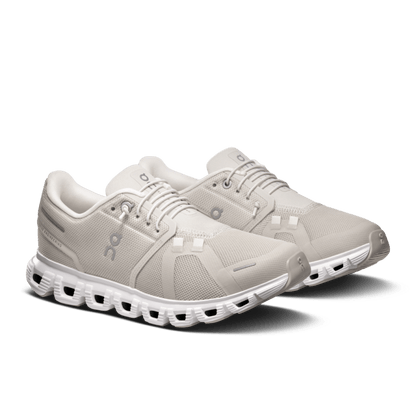 On Cloud 6 Lifestyle - Pearl/White (Wide Width)