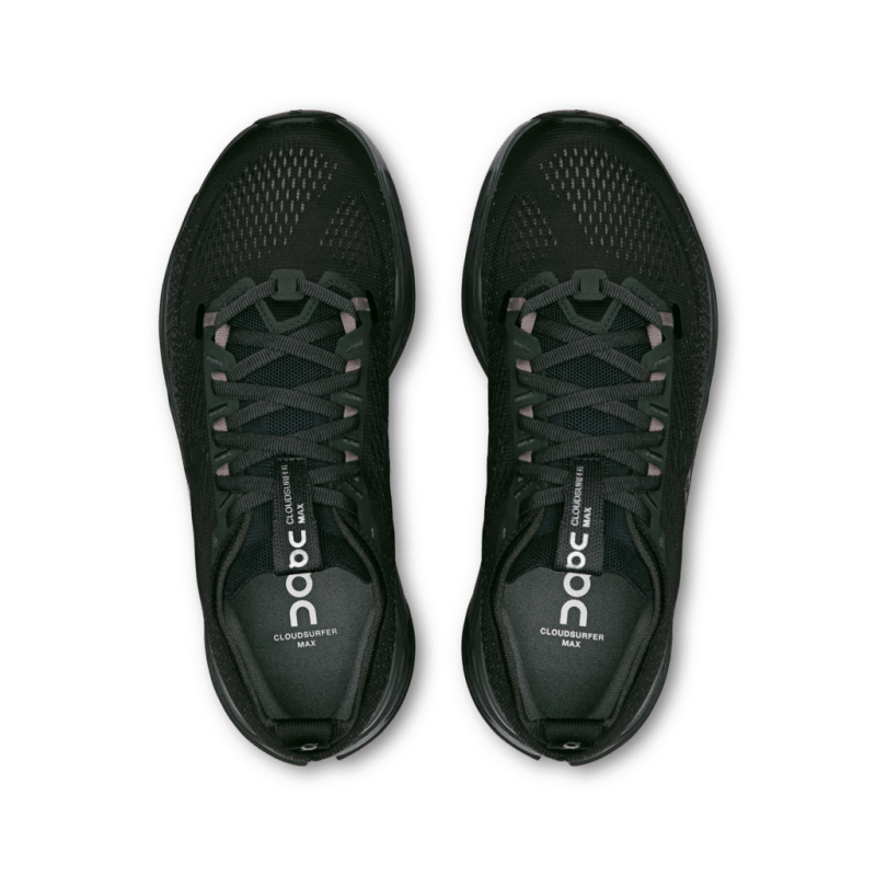 On Cloudsurfer Max - Black/Eclipse (Wide Width)